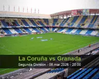 Prognóstico La Coruña Granada (08 March 2026)
