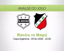 Prognóstico Riestra Maipú (06 February 2026)