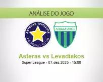 Prognóstico Asteras Levadiakos (07 December 2025)