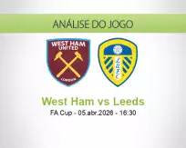 Prognóstico West Ham Leeds (05 April 2026)