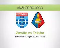 Prognóstico Zwolle Telstar (31 January 2026)
