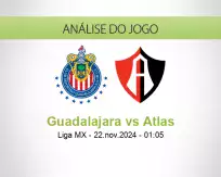 Prognóstico Guadalajara Atlas (22 November 2024)