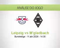 Prognóstico Leipzig M'gladbach (11 April 2026)