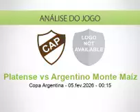 Prognóstico Platense Argentino Monte Maíz (05 February 2026)