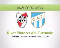 Prognóstico River Plate Atl. Tucumán (03 May 2026)