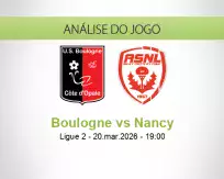 Prognóstico Boulogne Nancy (20 March 2026)
