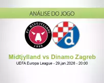 Prognóstico Midtjylland Dinamo Zagreb (29 January 2026)