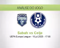 Prognóstico Sabah Celje (10 July 2025)