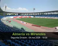 Prognóstico Almería Mirandés (04 May 2026)