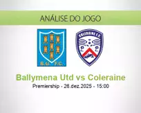 Prognóstico Ballymena Utd Coleraine (26 December 2025)