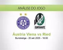 Prognóstico Áustria Viena Ried (20 September 2025)
