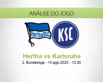 Prognóstico Hertha Karlsruhe (10 August 2025)