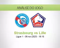 Prognóstico Strasbourg Lille (09 November 2025)
