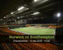 Prognóstico Norwich Southampton (13 December 2025)