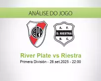Prognóstico River Plate Riestra (28 September 2025)