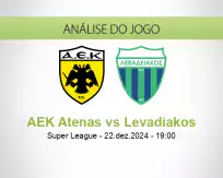 Prognóstico AEK Atenas Levadiakos (22 December 2024)