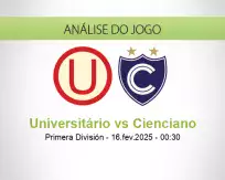 Prognóstico Universitário Cienciano (16 February 2025)