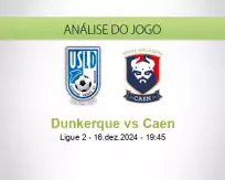 Prognóstico Dunkerque Caen (16 December 2024)