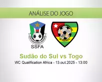 Sudão do Sul vs Togo