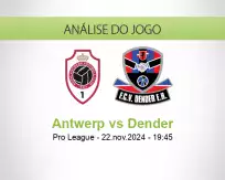 Prognóstico Antwerp Dender (22 November 2024)