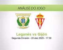 Prognóstico Leganés Gijón (20 December 2025)