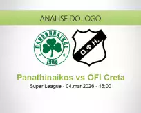 Prognóstico Panathinaikos OFI Creta (04 March 2026)