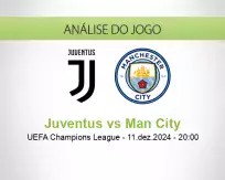 Prognóstico Juventus Man City (11 December 2024)