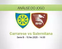 Prognóstico Carrarese Salernitana (15 February 2025)