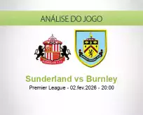 Prognóstico Sunderland Burnley (02 February 2026)