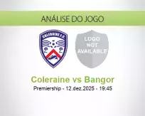 Prognóstico Coleraine Bangor (12 December 2025)