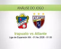 Prognóstico Irapuato Atlante (01 February 2026)