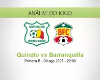 Prognóstico Quindío Barranquilla (09 August 2025)