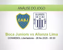 Prognóstico Boca Juniors Alianza Lima (26 February 2025)