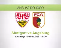 Prognóstico Stuttgart Augsburg (09 November 2025)