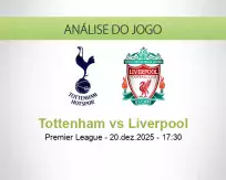 Prognóstico Tottenham Liverpool (20 December 2025)
