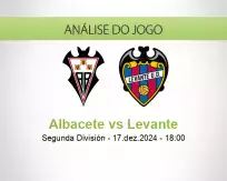 Prognóstico Albacete Levante (17 December 2024)