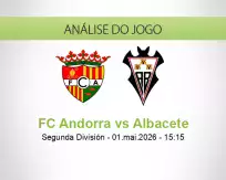 Prognóstico FC Andorra Albacete (01 May 2026)