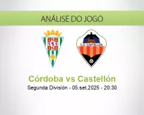 Prognóstico Córdoba Castellón (05 September 2025)