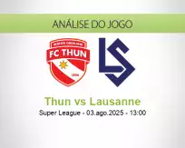 Prognóstico Thun Lausanne (03 August 2025)