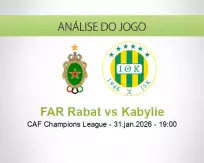 Prognóstico FAR Rabat Kabylie (31 January 2026)