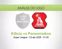 Prognóstico Kifisia Panserraikos (04 April 2026)