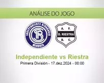 Prognóstico Independiente Riestra (17 December 2024)