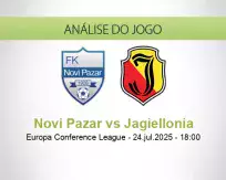 Prognóstico Novi Pazar Jagiellonia (24 July 2025)