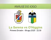Prognóstico La Serena O'Higgins (09 August 2025)