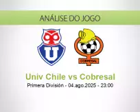 Prognóstico Univ Chile Cobresal (05 August 2025)