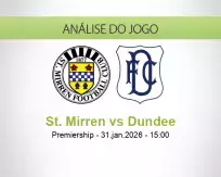 Prognóstico St. Mirren Dundee (31 January 2026)