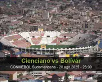 Prognóstico Cienciano Bolívar (21 August 2025)