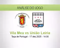 Prognóstico Vila Mea União Leiria (17 December 2025)