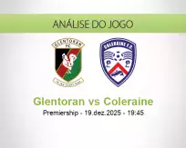 Prognóstico Glentoran Coleraine (19 December 2025)