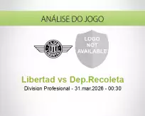 Prognóstico Libertad Dep.Recoleta (31 March 2026)